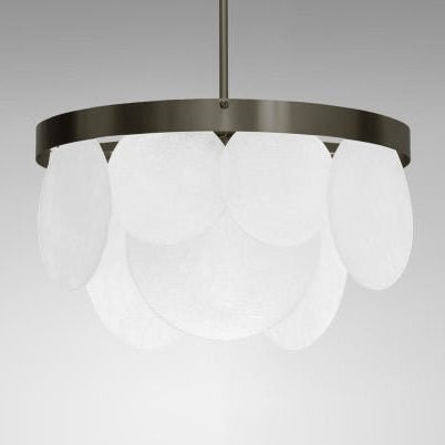 CTO Lighting Sasha Pendant Light bronze with fritted glass - Araco Interiors