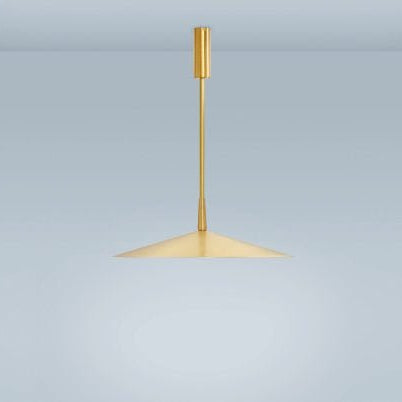 CTO Lighting Tinto - Medium - Rod - DALI - A Pendant Light satin brass and satin brass details - Araco Interiors