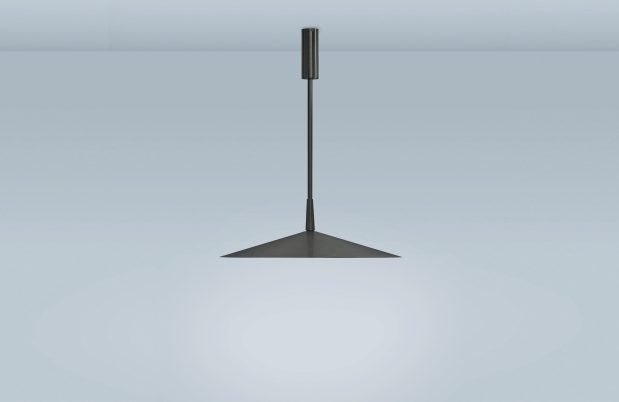 CTO Lighting Tinto - Medium - Rod - DALI - B Pendant Light bronze shade and bronze details - Araco Interiors