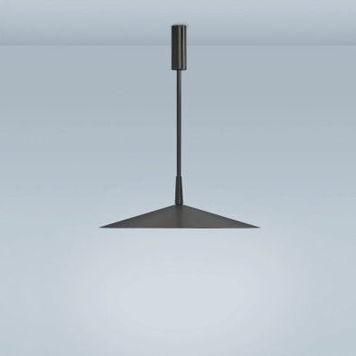 CTO Lighting Tinto - Medium - Rod Pendant Light bronze shade and bronze details - Araco Interiors
