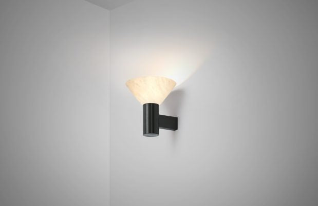 CTO Lighting Torres - DALI - A Wall Light bronze with honed alabaster - Araco Interiors