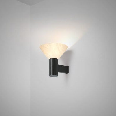 CTO Lighting Torres IP44 - DALI - A Wall Light bronze with honed alabaster - Araco Interiors