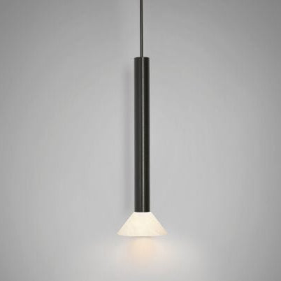 CTO Lighting Torres Tall - Ceiling Plate - DALI - A Pendant Light antique bronze with honed alabaster - Araco Interiors