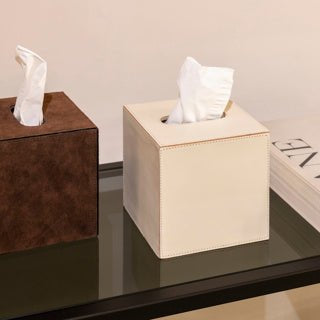 Dome Deco ANA Tissue Box Brown - Araco Interiors