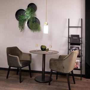 Dome Deco BARI ROUND Dining Table Cream - Araco Interiors