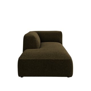 Dome Deco CALI chaise longue left Sofa Giant fabric Green - Araco Interiors