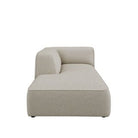 Dome Deco CALI chaise longue left Sofa Philo fabric Cream - Araco Interiors