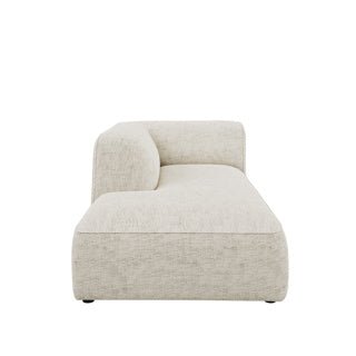 Dome Deco CALI chaise longue left Sofa Zena fabric Cream - Araco Interiors