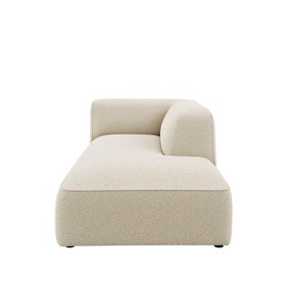 Dome Deco CALI chaise longue right Sofa Oreo fabric Sand - Araco Interiors