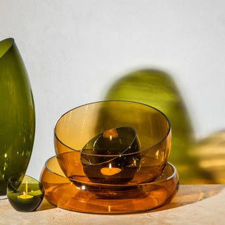 Dome Deco GIA S Centerpiece Ochre - Araco Interiors