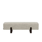 Dome Deco LANDON Bench Zena fabric Cream - Araco Interiors