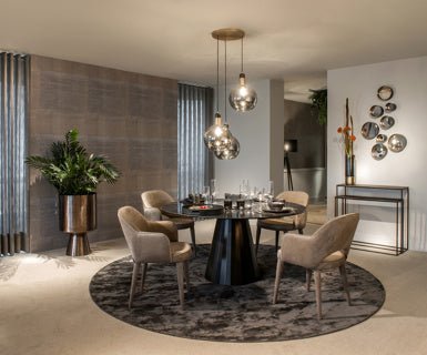 Dome Deco LEO Placemat & Coaster Brown - Araco Interiors