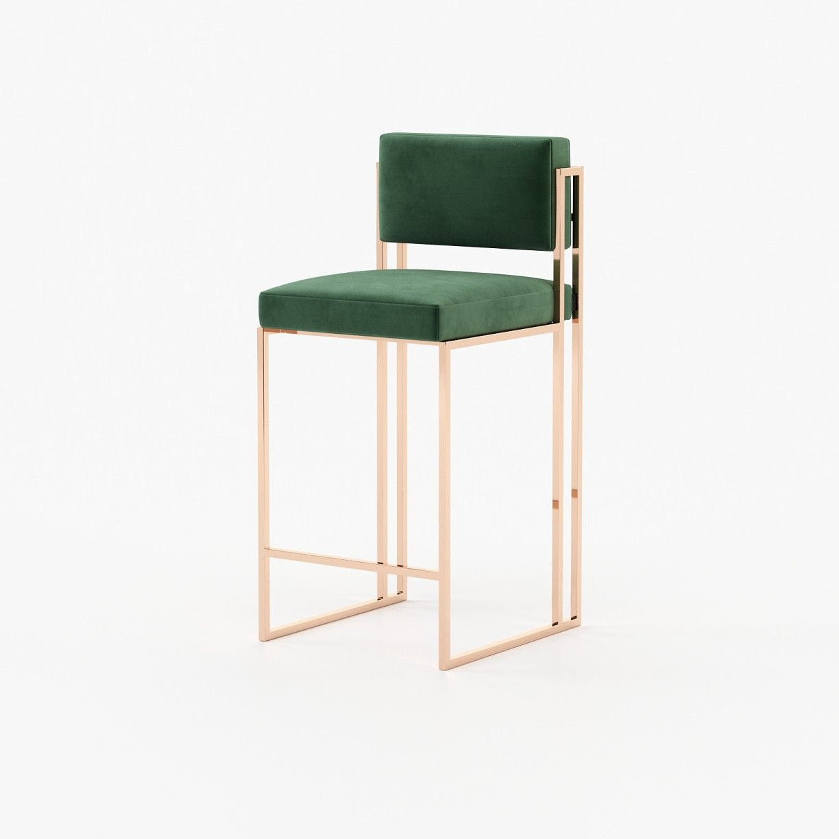 Laskasas ACHILES Bar & Counter Stool Vienna Green - Araco Interiors