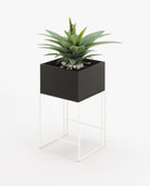 Laskasas ACHILES Planter & Pot Black Lacquer Matte - Araco Interiors