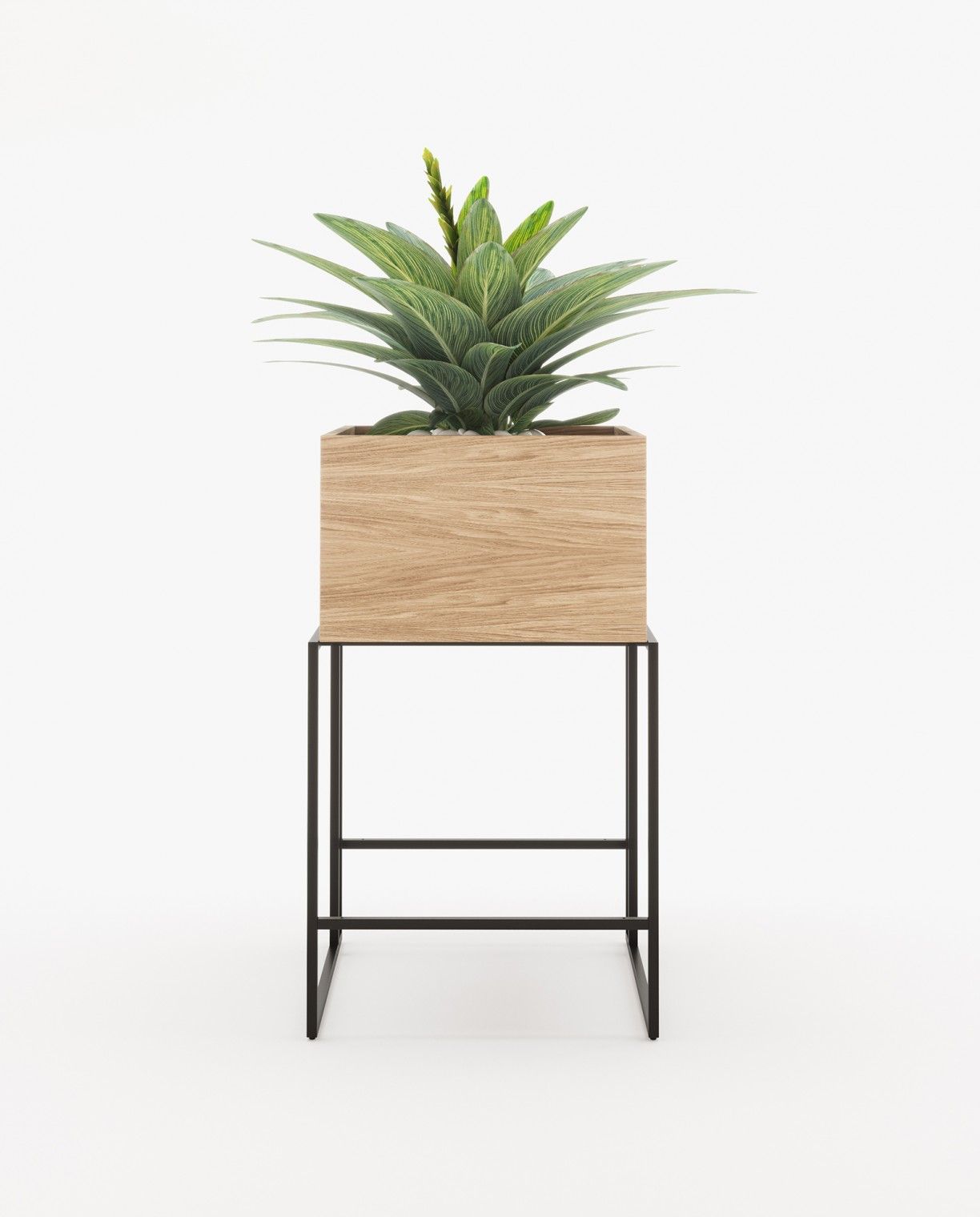 Laskasas ACHILES Planter & Pot Oak Veneer Matte - Araco Interiors