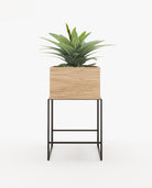 Laskasas ACHILES Planter & Pot Oak Veneer Matte - Araco Interiors