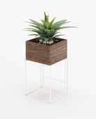 Laskasas ACHILES Planter & Pot Walnut Veneer Matte - Araco Interiors