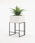 Laskasas ACHILES Planter & Pot White Lacquer Matte - Araco Interiors