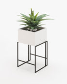 Laskasas ACHILES Planter & Pot White Lacquer Matte - Araco Interiors