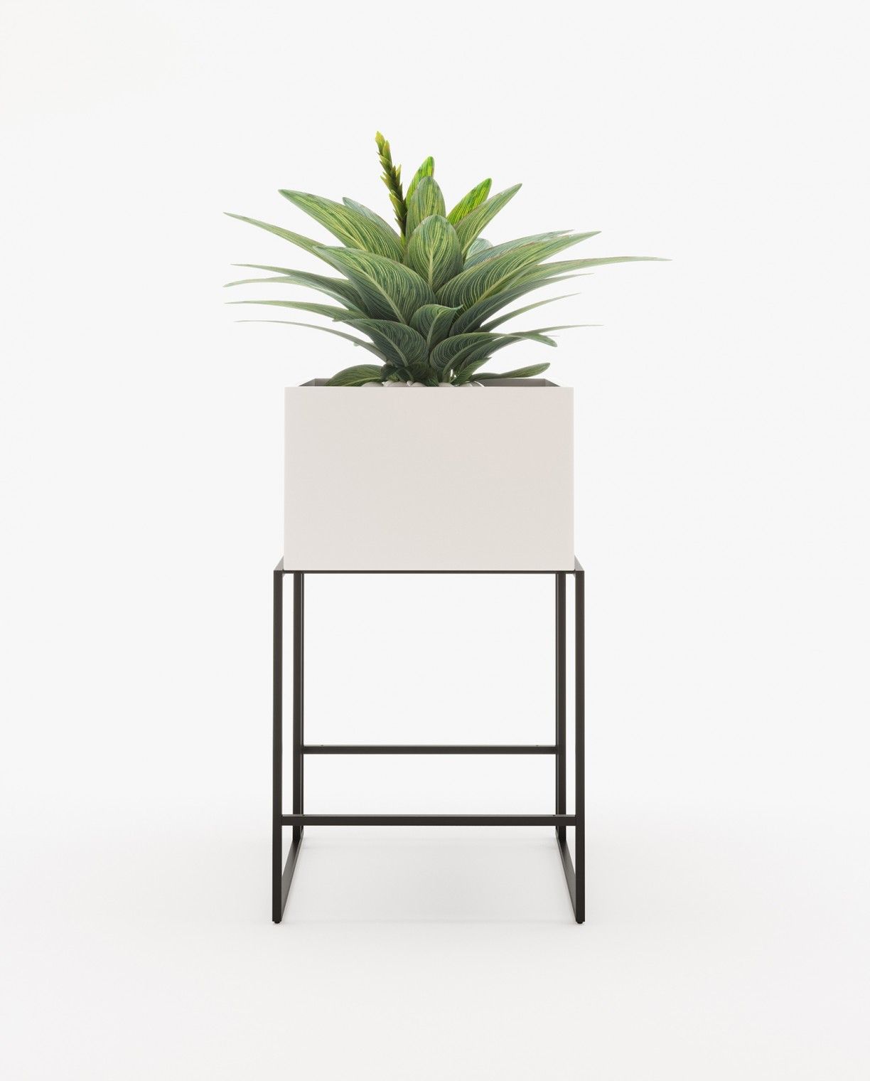 Laskasas ACHILES Planter & Pot White Lacquer Matte - Araco Interiors