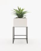Laskasas ACHILES Planter & Pot White Lacquer Matte - Araco Interiors