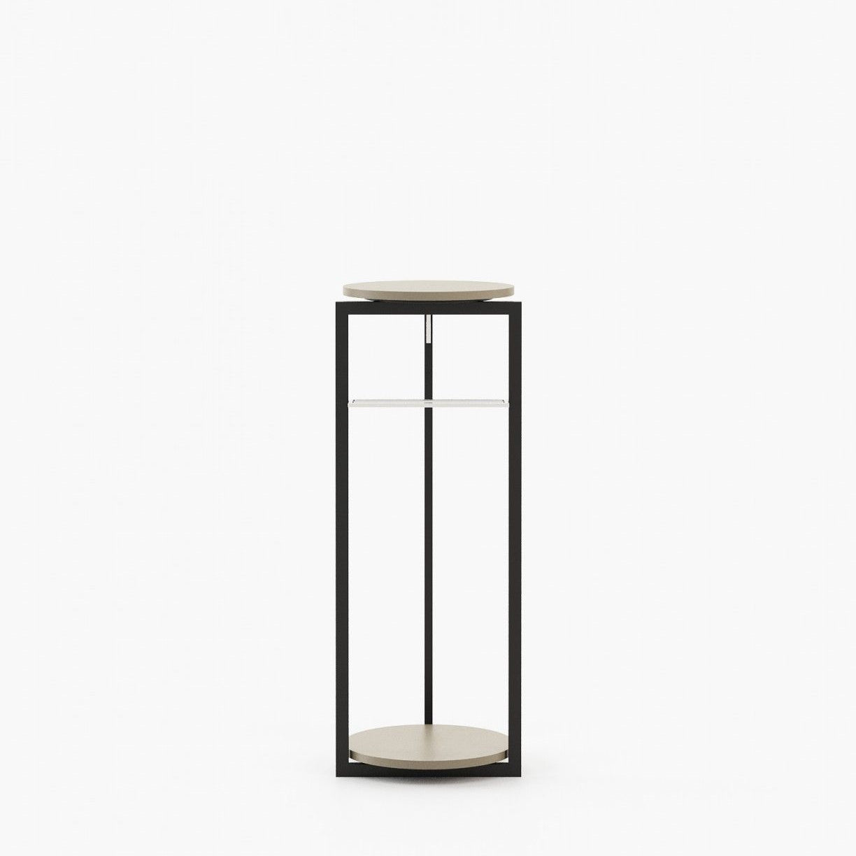 Laskasas AIRON Coat & Umbrella Stand Beige Grey Lacquer Matte - Araco Interiors