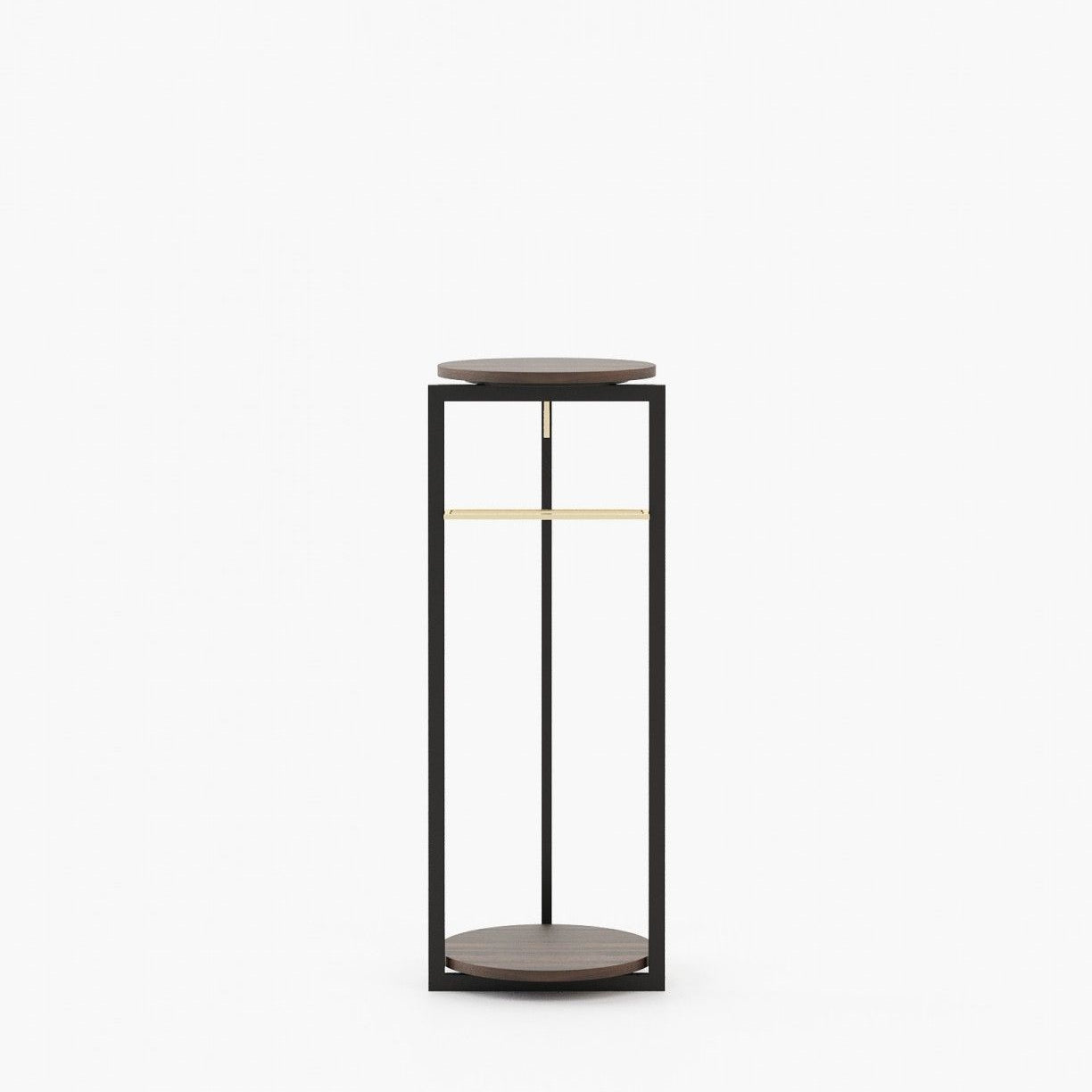 Laskasas AIRON Coat & Umbrella Stand Smoked Eucalyptus Veneer Matte - Araco Interiors