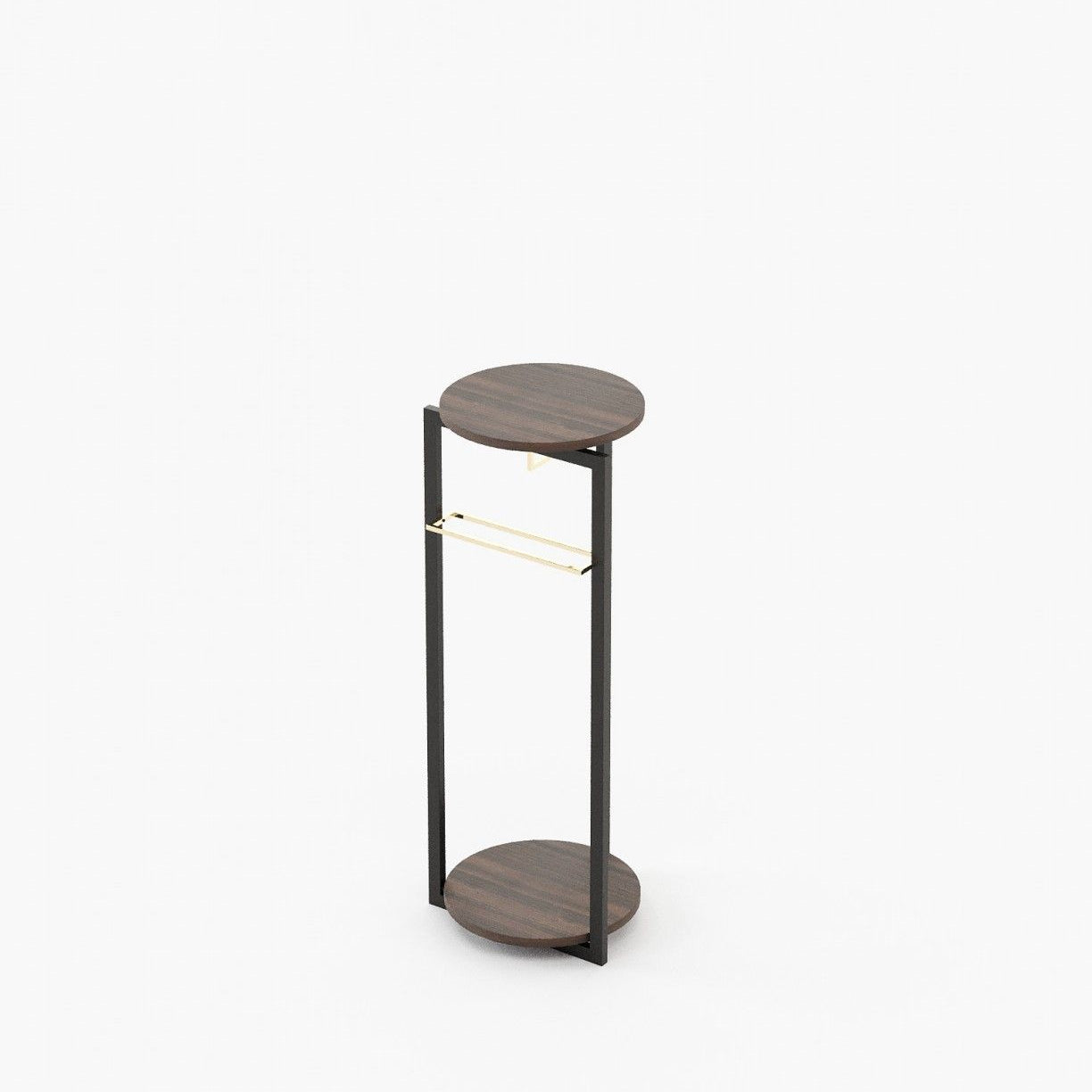 Laskasas AIRON Coat & Umbrella Stand Smoked Eucalyptus Veneer Matte - Araco Interiors