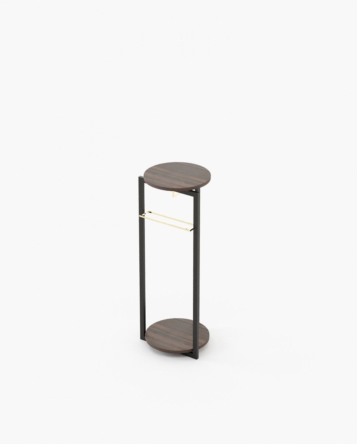 Laskasas AIRON Coat & Umbrella Stand Smoked Eucalyptus Veneer Matte - Araco Interiors