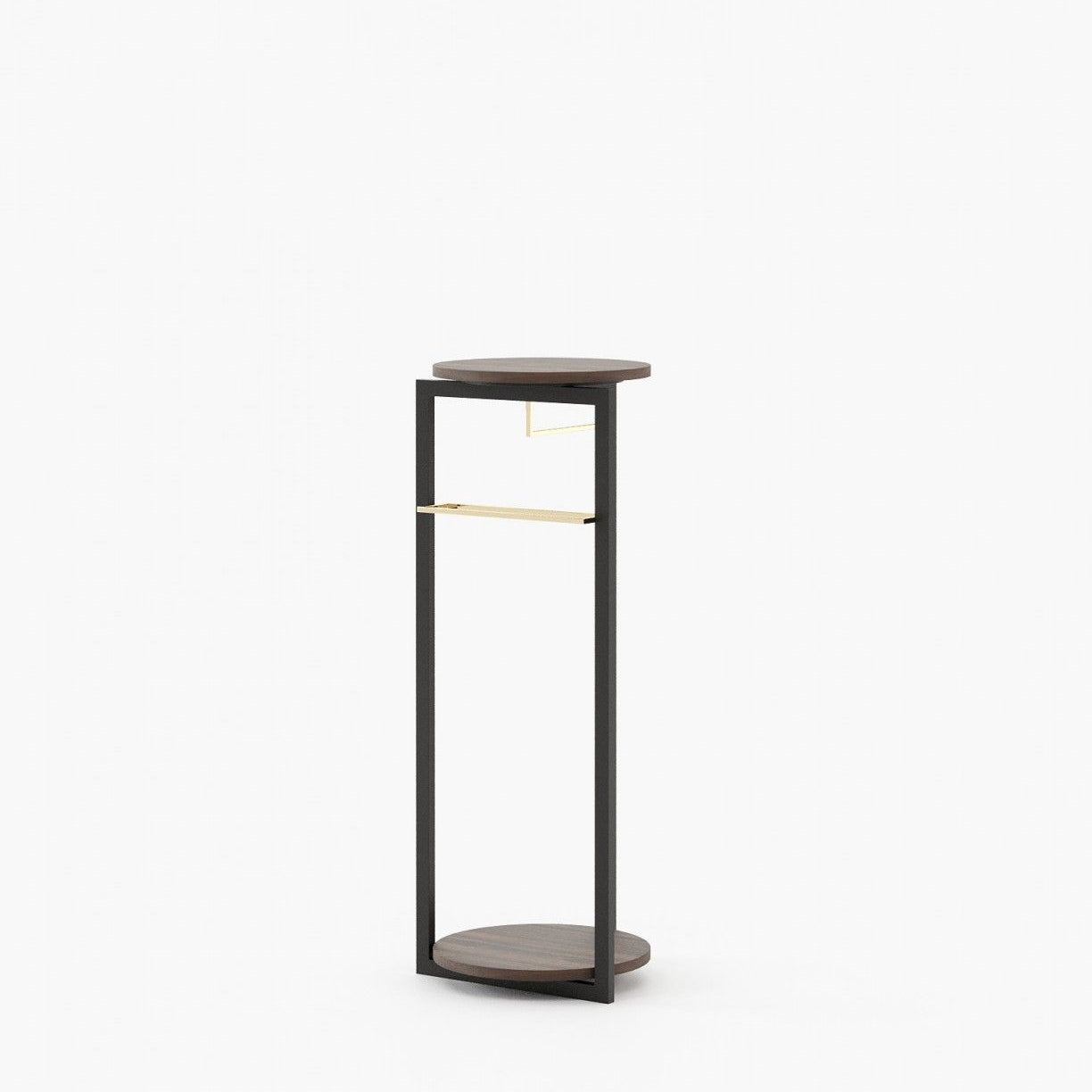 Laskasas AIRON Coat & Umbrella Stand Smoked Eucalyptus Veneer Matte - Araco Interiors