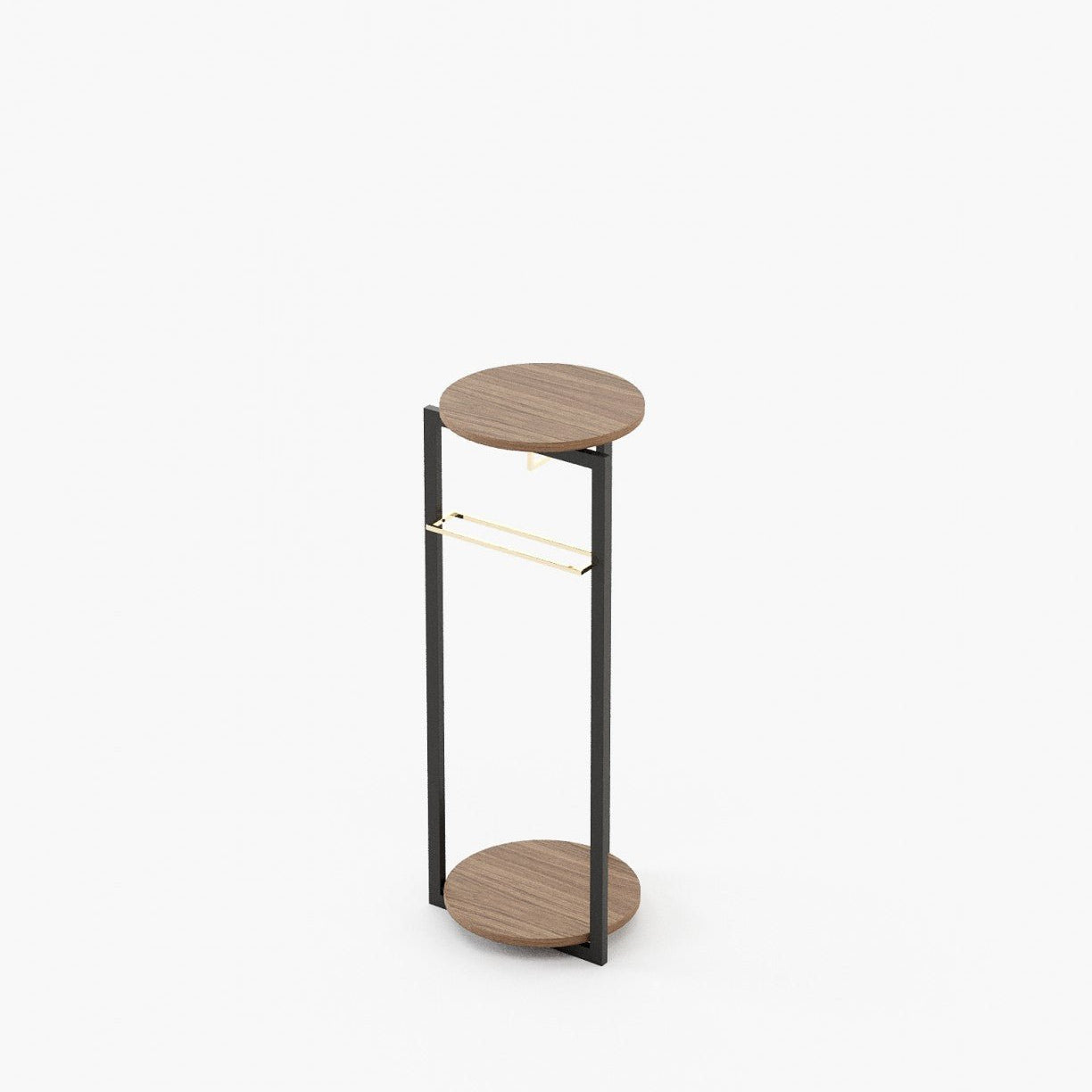 Laskasas AIRON Coat & Umbrella Stand Walnut Veneer Matte - Araco Interiors