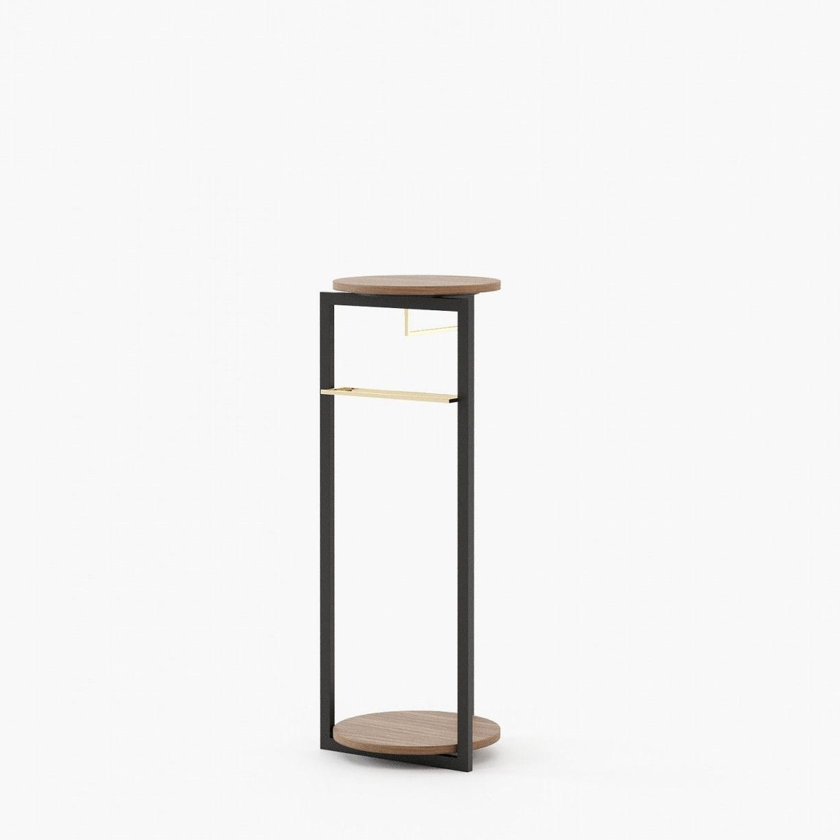 Laskasas AIRON Coat & Umbrella Stand Walnut Veneer Matte - Araco Interiors