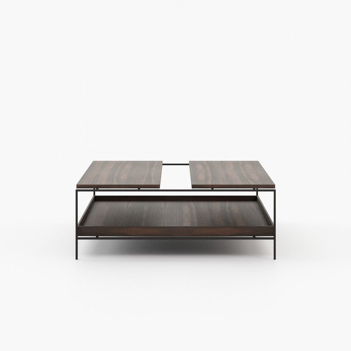 Laskasas ALAIR Coffee Table Smoked Eucalyptus Veneer Matte - Araco Interiors