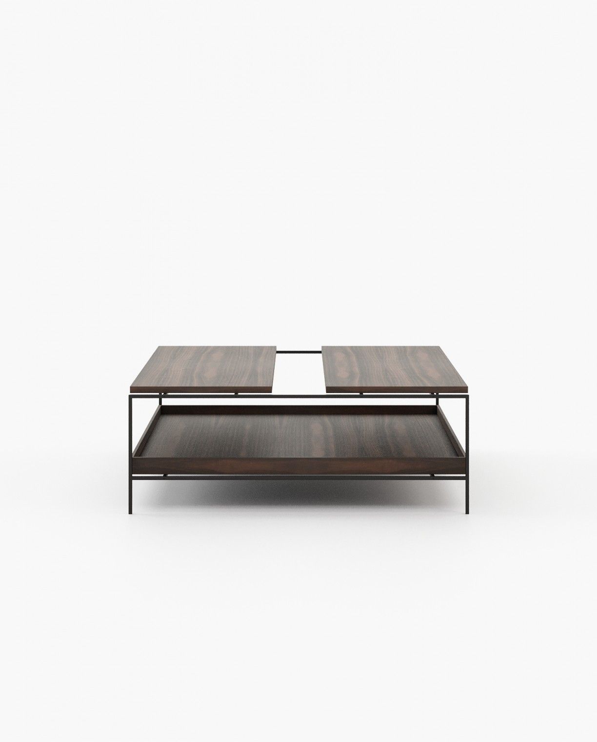 Laskasas ALAIR Coffee Table Smoked Eucalyptus Veneer Matte - Araco Interiors