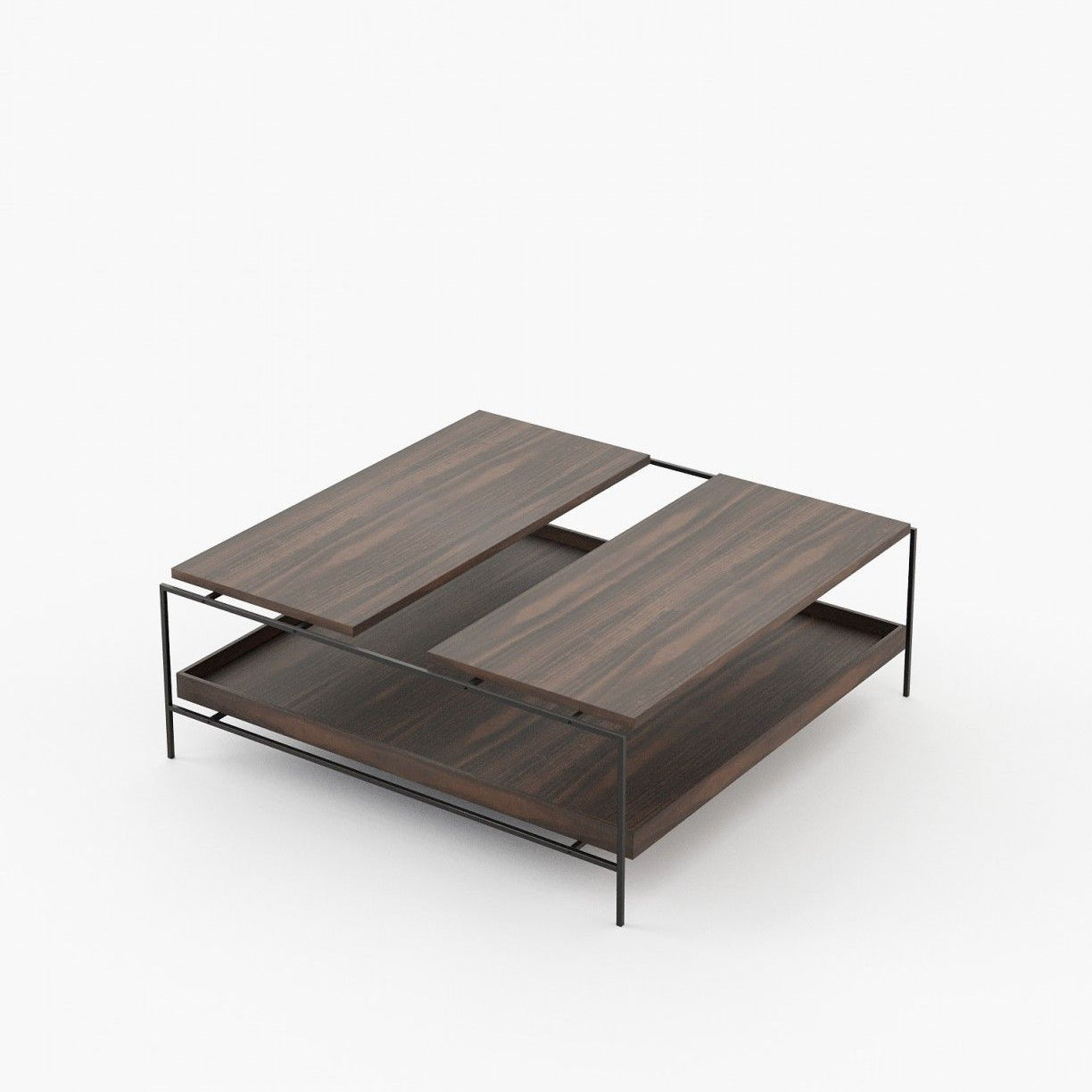 Laskasas ALAIR Coffee Table Smoked Eucalyptus Veneer Matte - Araco Interiors