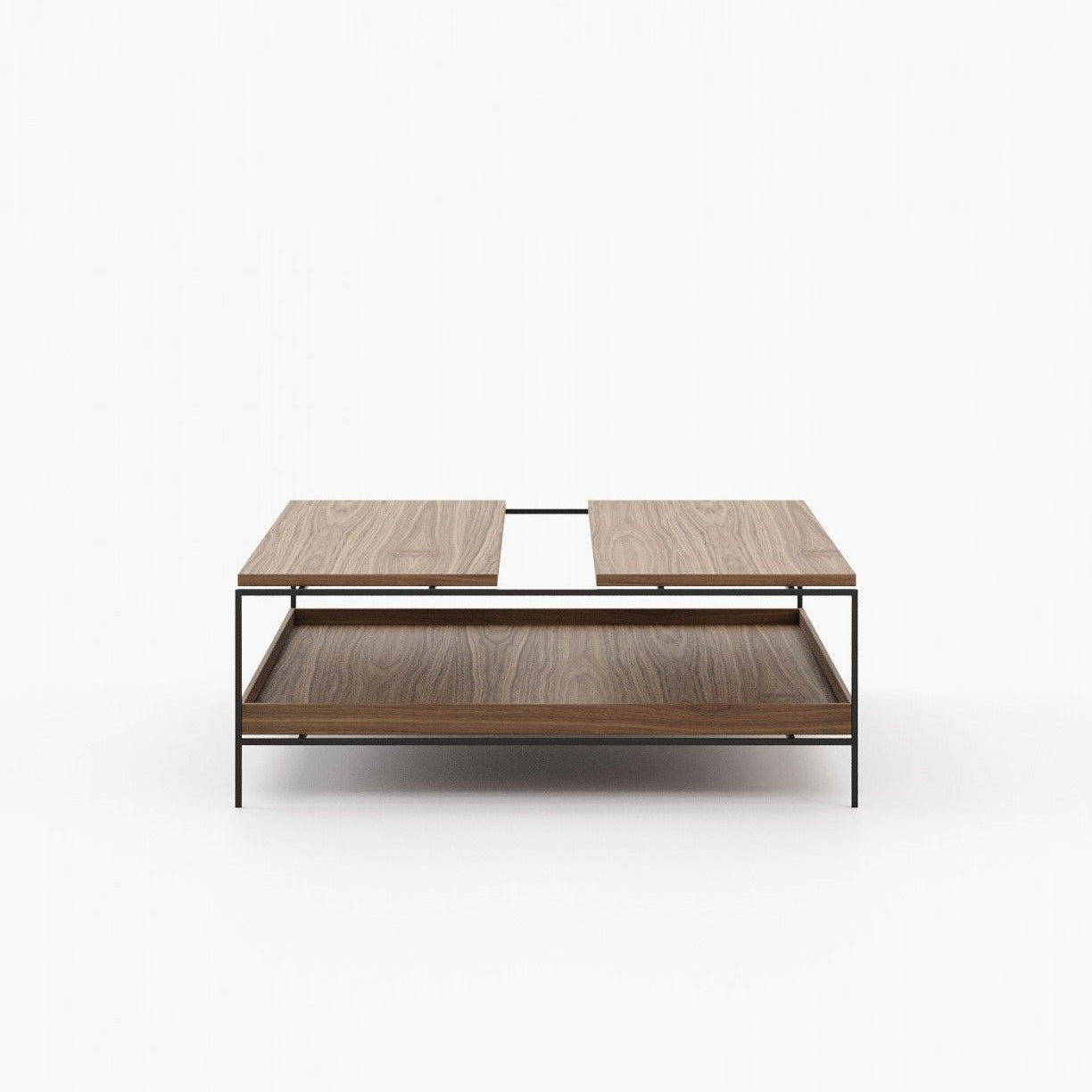 Laskasas ALAIR Coffee Table Walnut Veneer Matte - Araco Interiors