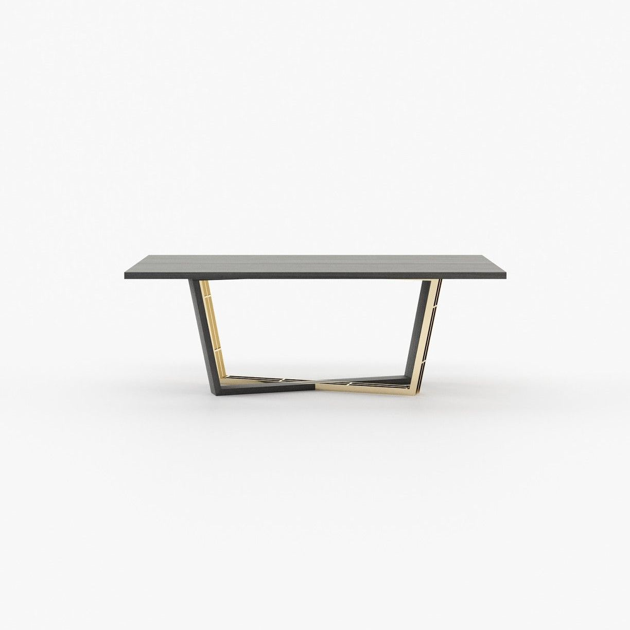 Laskasas ALISON Dining & Bar Table Grey Eucalyptus Veneer Matte - Araco Interiors