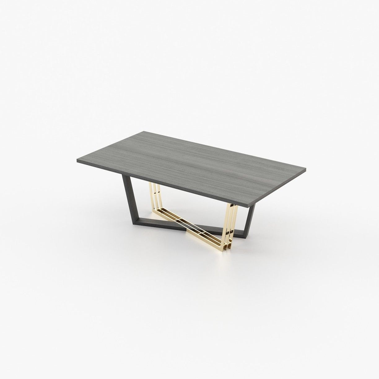 Laskasas ALISON Dining & Bar Table Grey Eucalyptus Veneer Matte - Araco Interiors