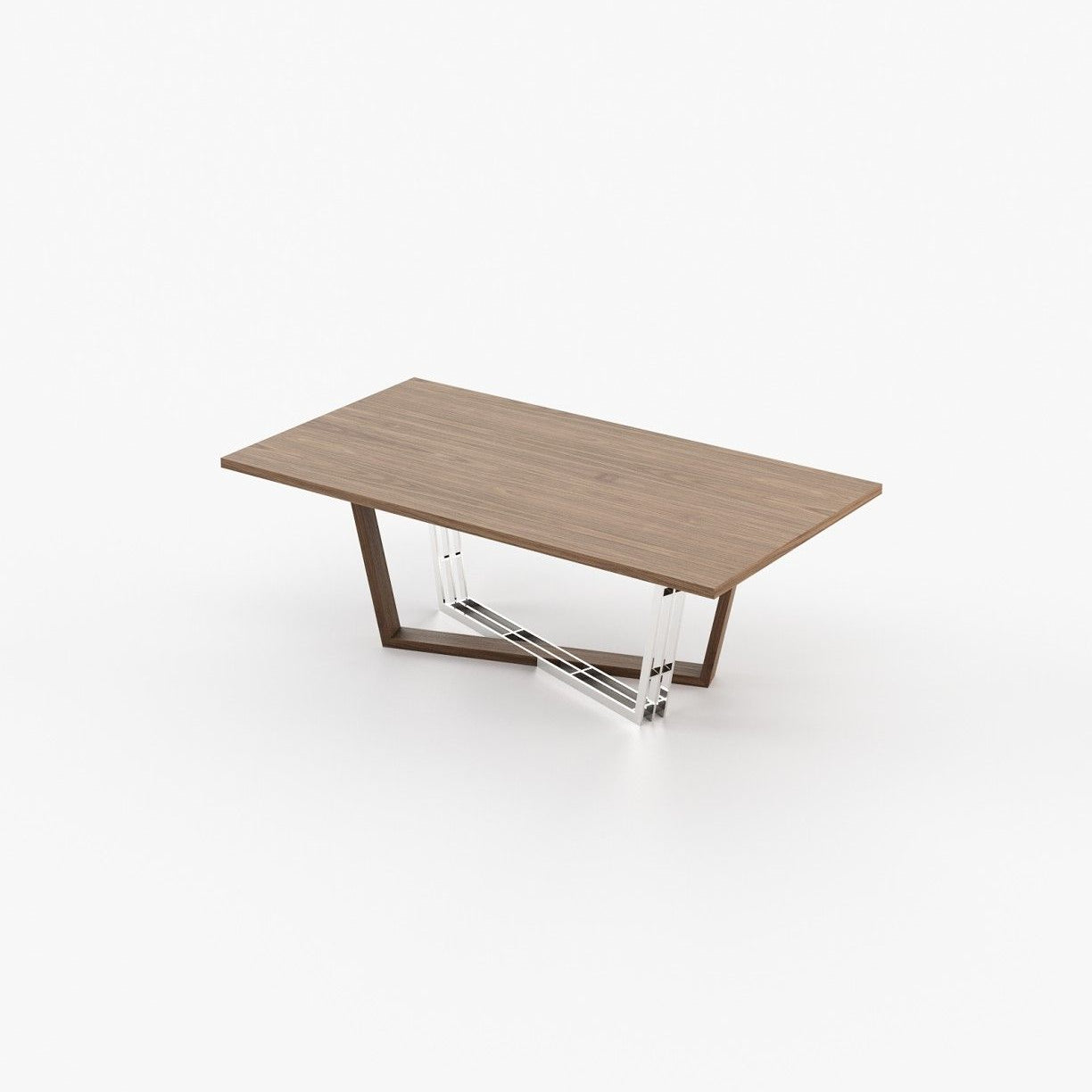 Laskasas ALISON Dining & Bar Table Walnut Veneer Matte - Araco Interiors