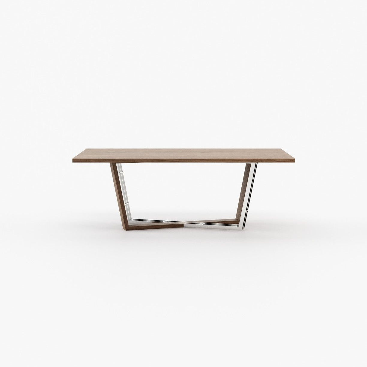 Laskasas ALISON Dining & Bar Table Walnut Veneer Matte - Araco Interiors