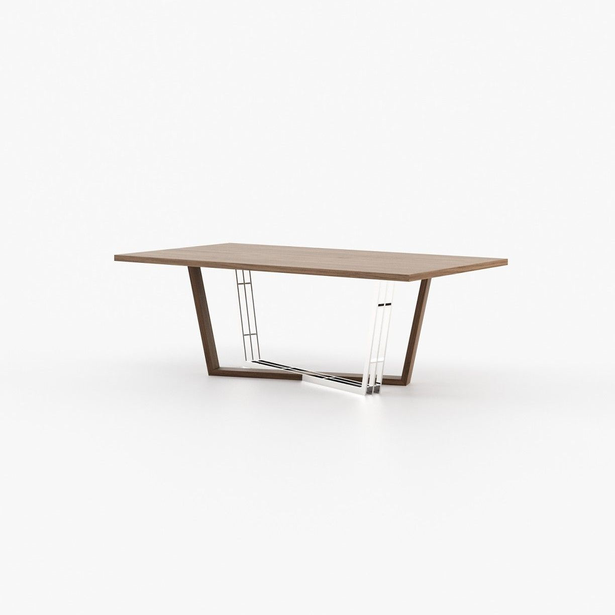 Laskasas ALISON Dining & Bar Table Walnut Veneer Matte - Araco Interiors