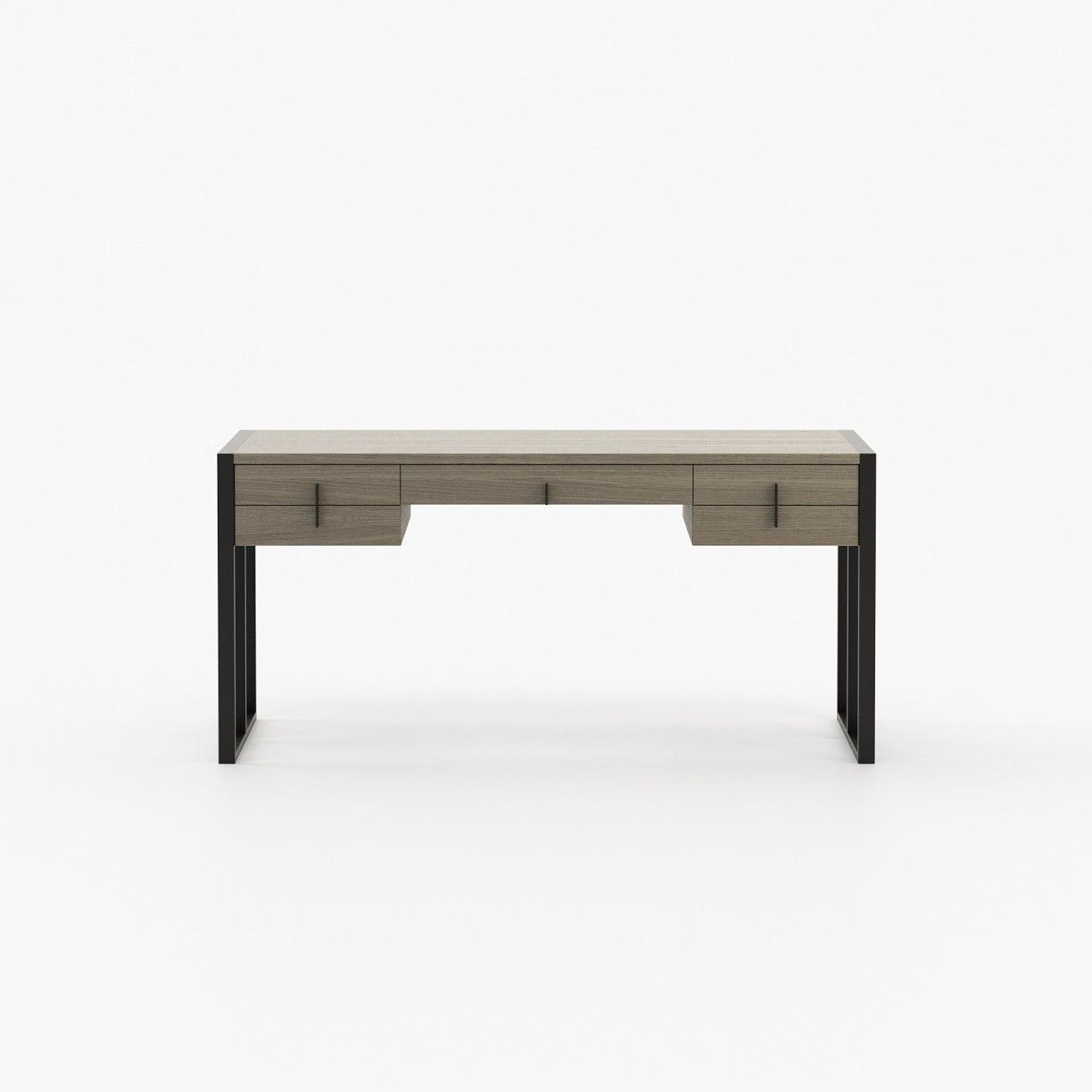 Laskasas ALLIE Desk Aged Oak Veneer Matte - Araco Interiors