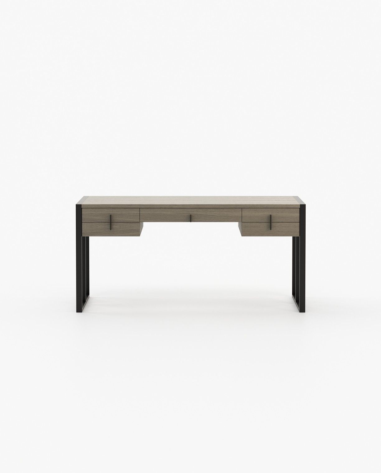 Laskasas ALLIE Desk Aged Oak Veneer Matte - Araco Interiors
