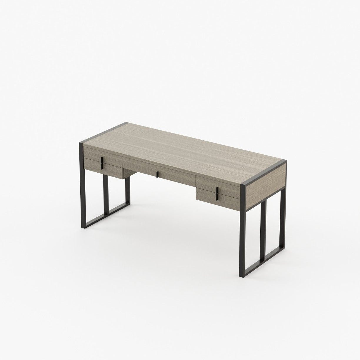 Laskasas ALLIE Desk Aged Oak Veneer Matte - Araco Interiors