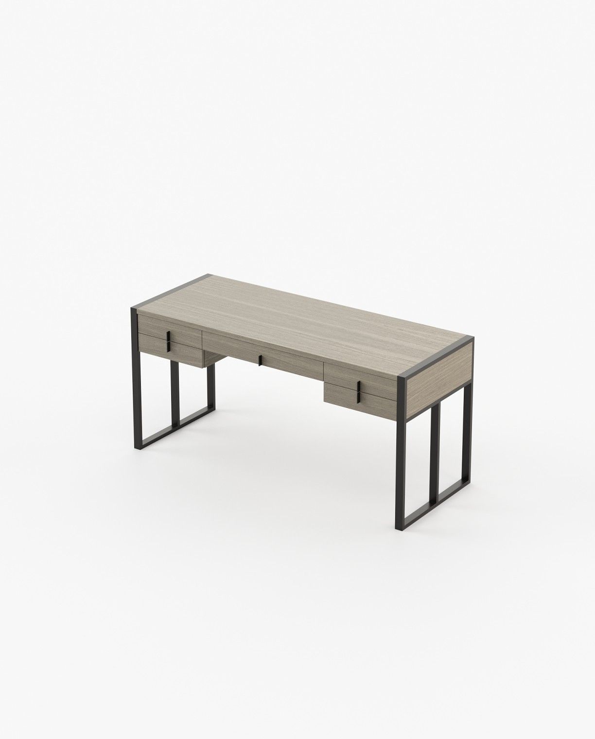 Laskasas ALLIE Desk Aged Oak Veneer Matte - Araco Interiors