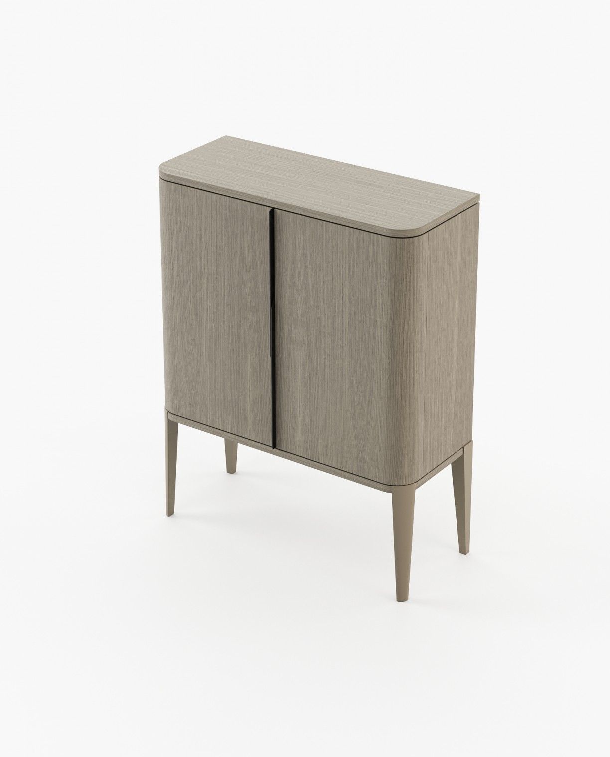 Laskasas ALVAR Bar Cabinet Aged Oak Veneer Matte - Araco Interiors