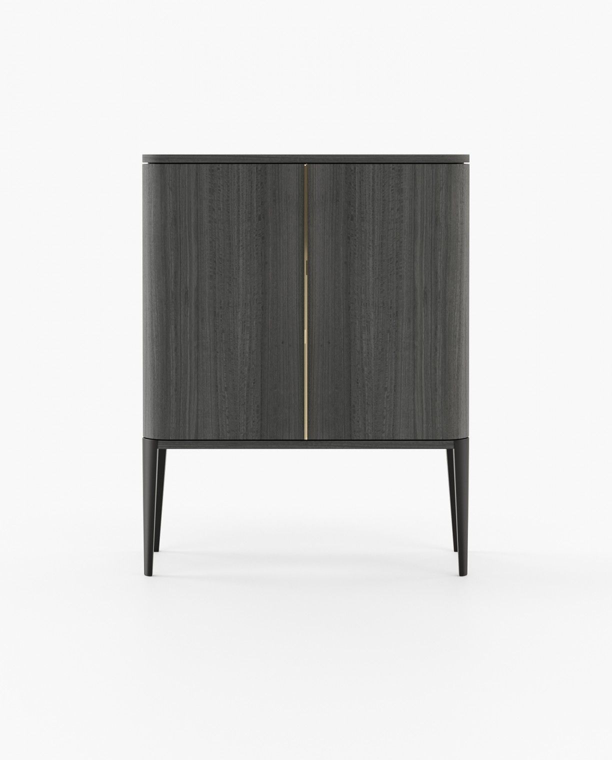 Laskasas ALVAR Bar Cabinet Grey Eucalyptus Veneer Matte - Araco Interiors