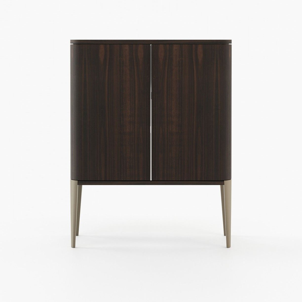Laskasas ALVAR Bar Cabinet Smoked Eucalyptus Veneer Matte - Araco Interiors