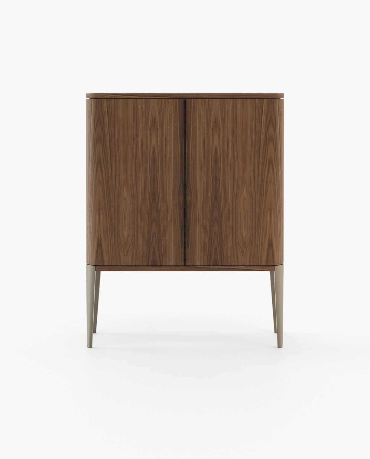Laskasas ALVAR Bar Cabinet Walnut Veneer Matte - Araco Interiors