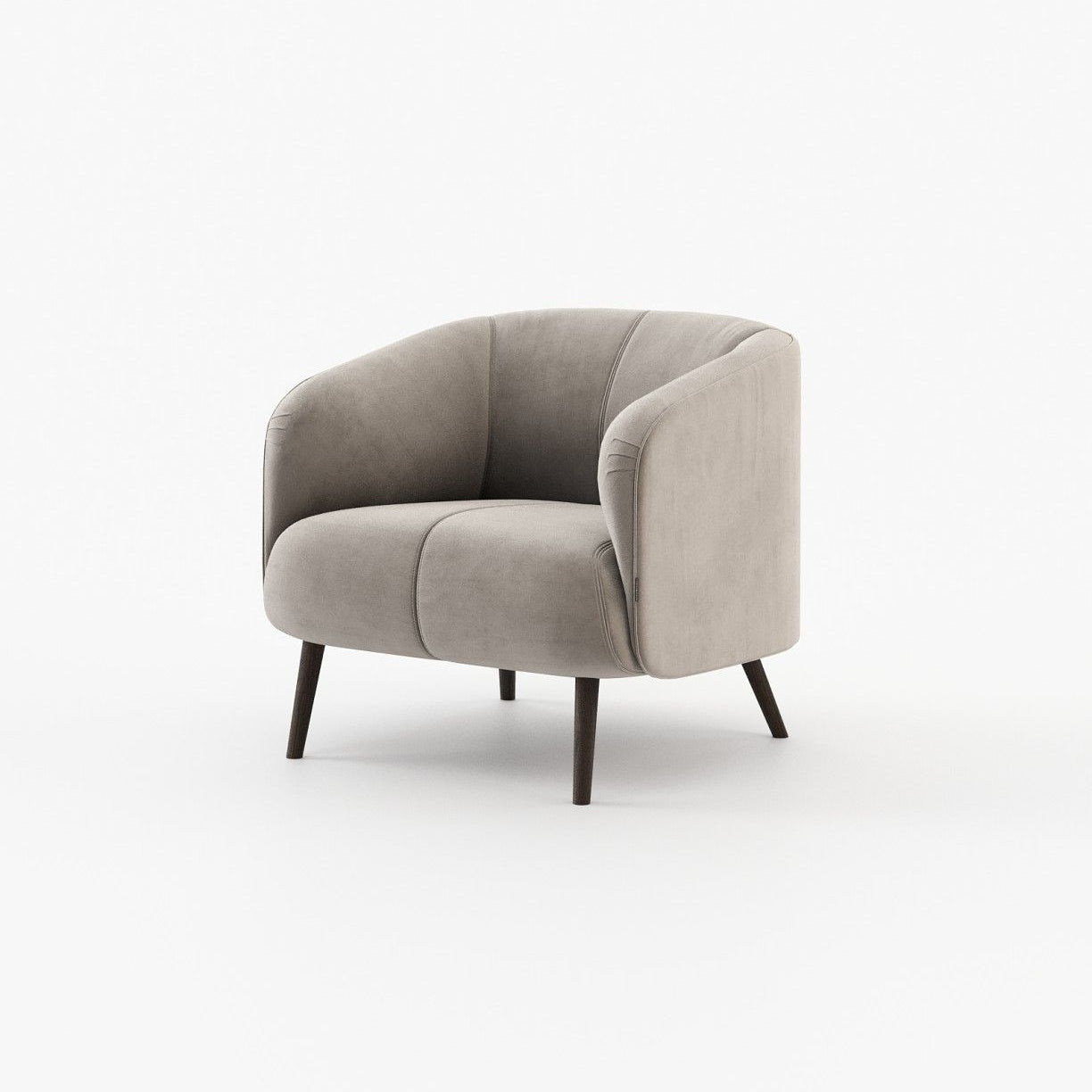Laskasas AMALFI Armchair Vienna Khaki - Araco Interiors